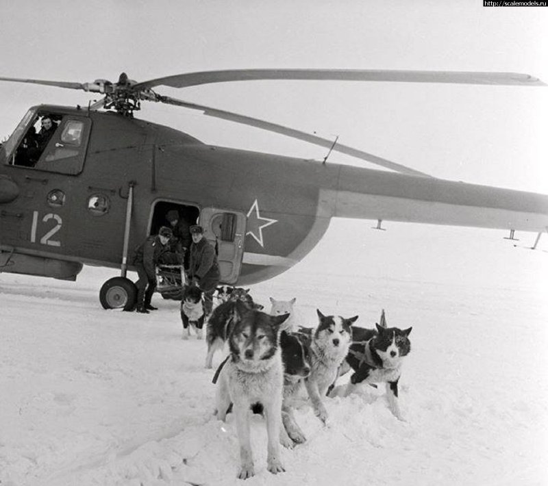 Вертолёт ми-4 в Заполярье