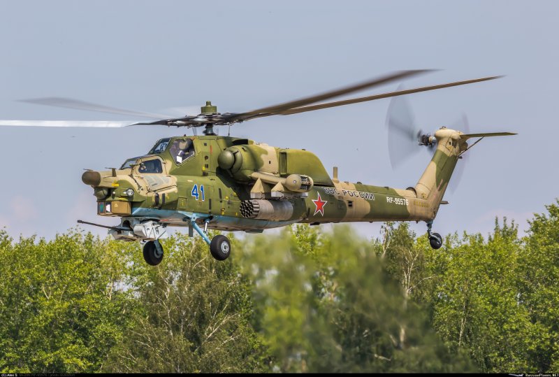 Ми-28н ночной охотник в Сирии