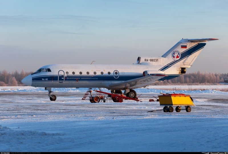 Як-40 Вологодское авиапредприятие