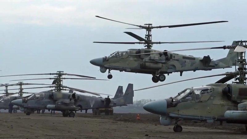 Вертолёт к-52 Аллигатор