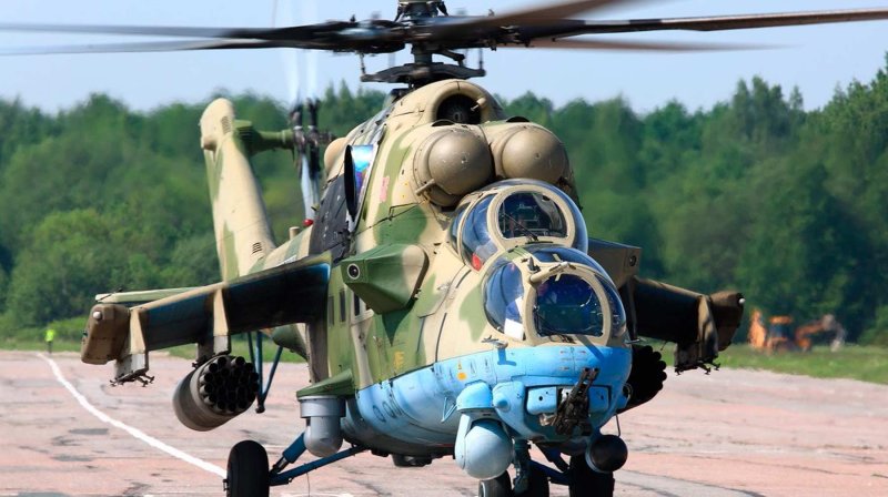 Военный вертолёт ми 24