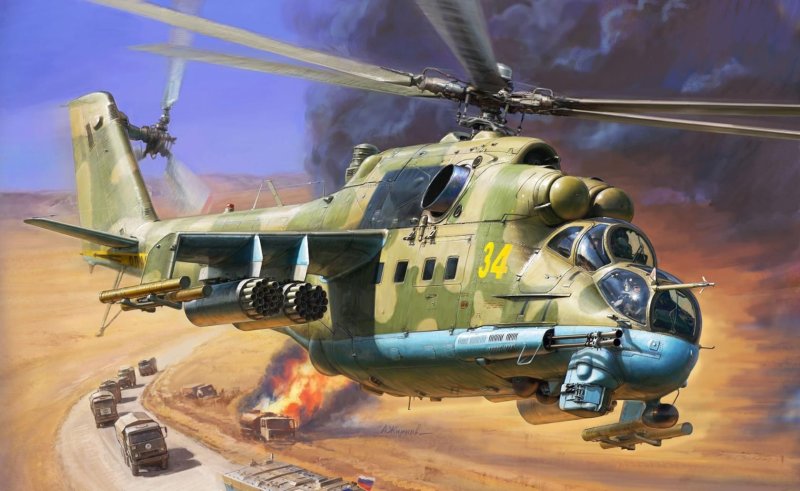 Вертолёт крокодил ми-24