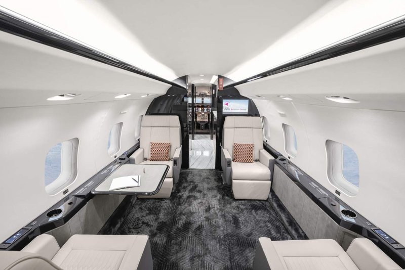 Bombardier Global 6000 салон