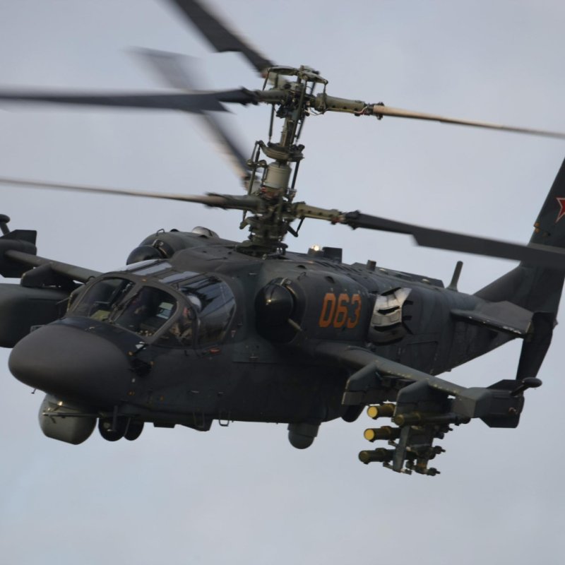 Вертолёт ка-52 чёрная акула