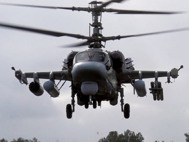 Вертолет ка-52 "Аллигатор"
