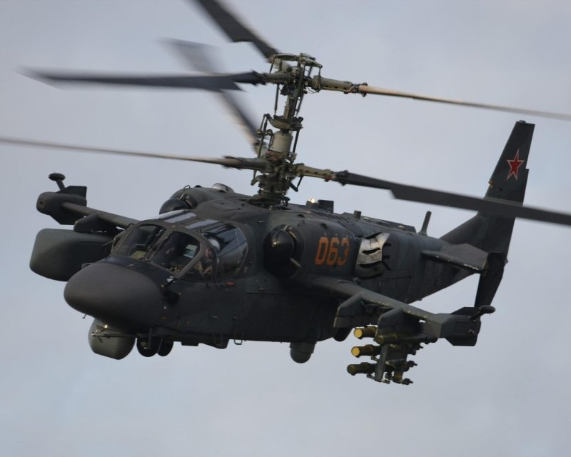 Ка-52 Аллигатор чёрный
