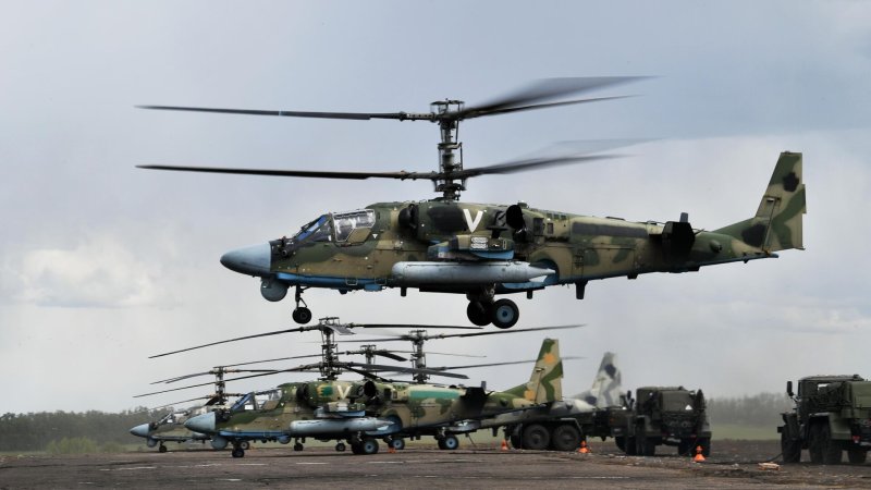 Вертолет ка-52 "Аллигатор"