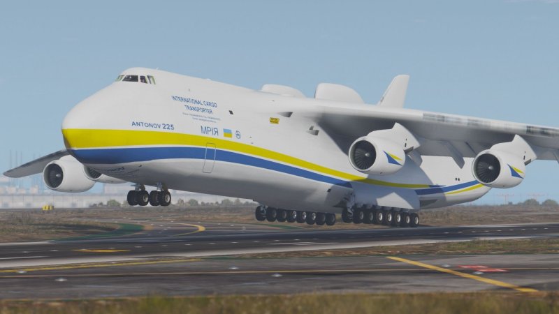 АН 225 взлет