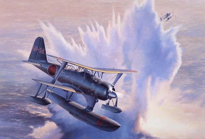 Самолет Mitsubishi f1m2