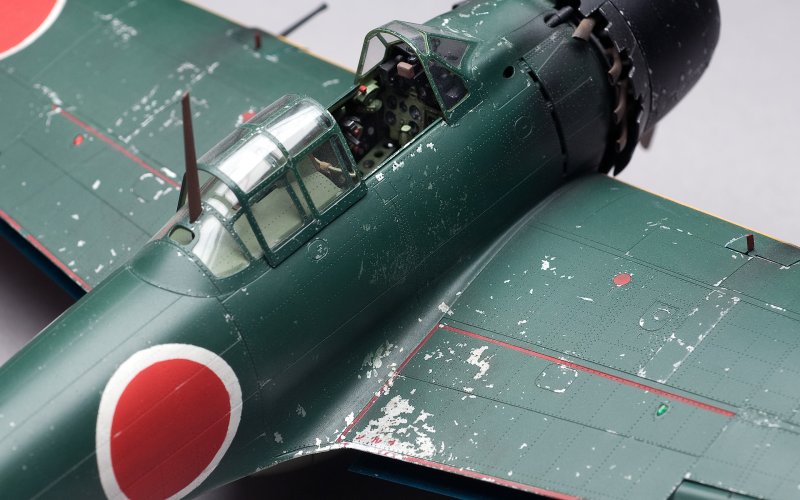 Mitsubishi a6m Zero кабина