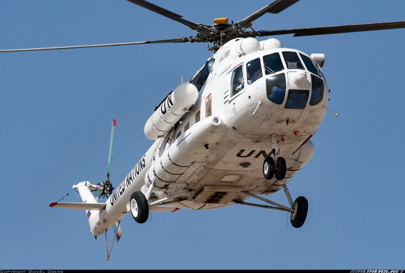 Вертолёт ми-8 ООН