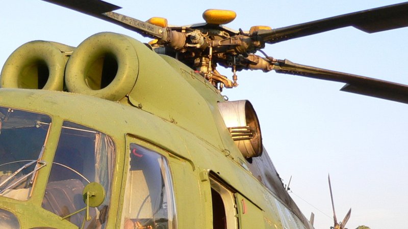 Шасси вертолета ми-8