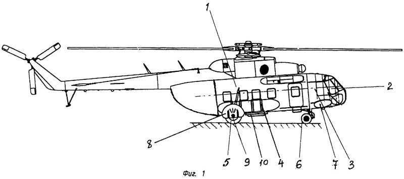 Строение вертолета ми-8
