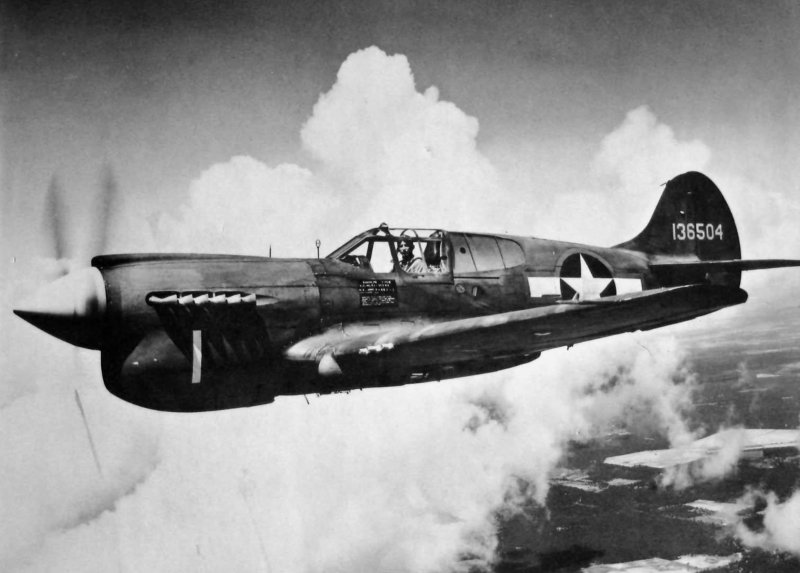Самолет второй мировой войны p40