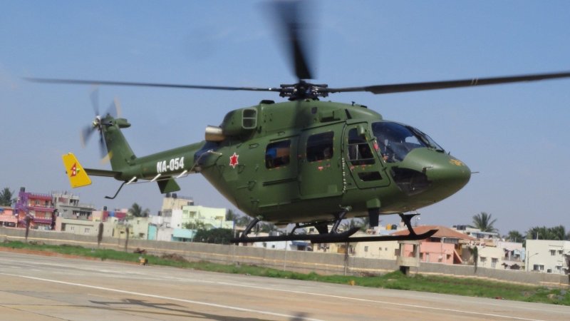 Индийский военный вертолет Dhruv