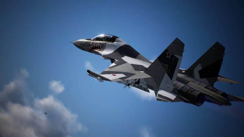Су-35 реактивный самолёт