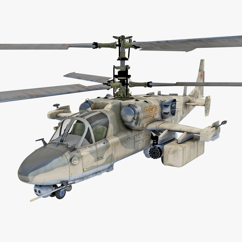 Ка-52 Аллигатор 3d model