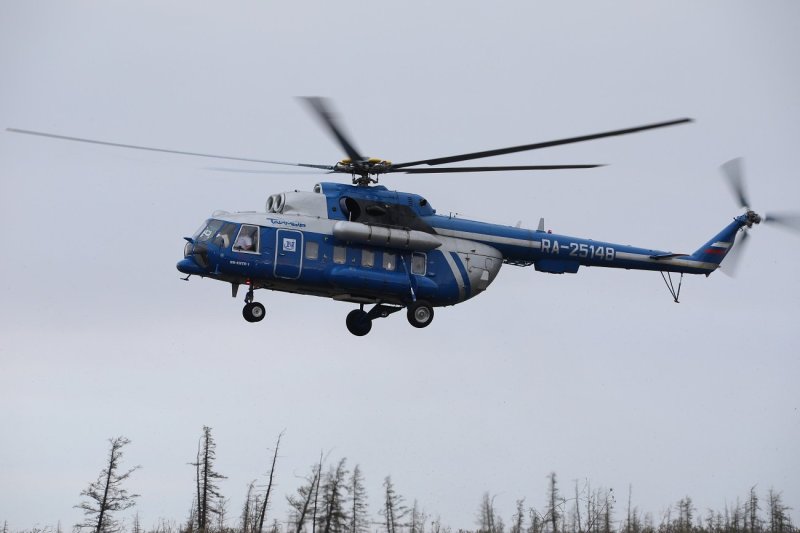 Вертолёт ми-8 Норильск авиа