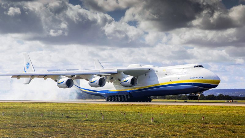 АН 225 разрушен