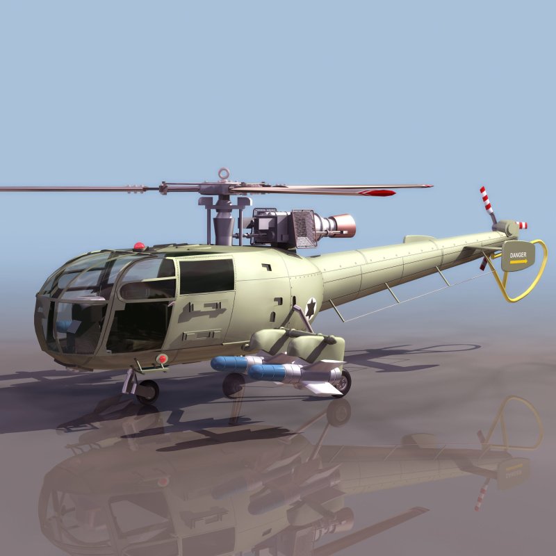 Алуэтт 3 вертолет