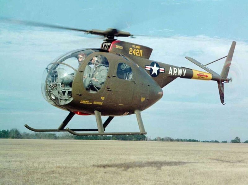 Вертолет Oh-6 Cayuse во Вьетнаме