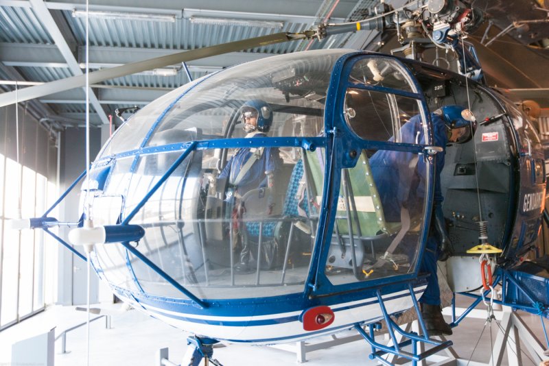 Aerospatiale sa-319b Alouette III кабина