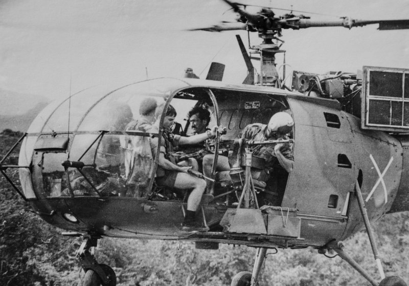 Alouette III В Родезии