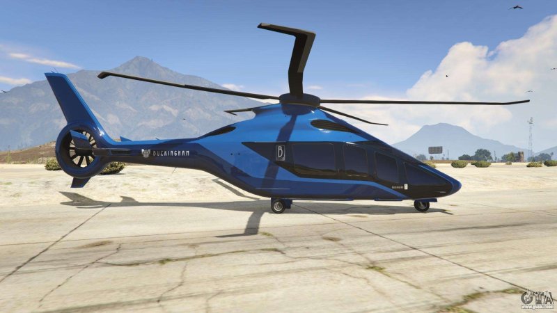 GTA 5 военный вертолет