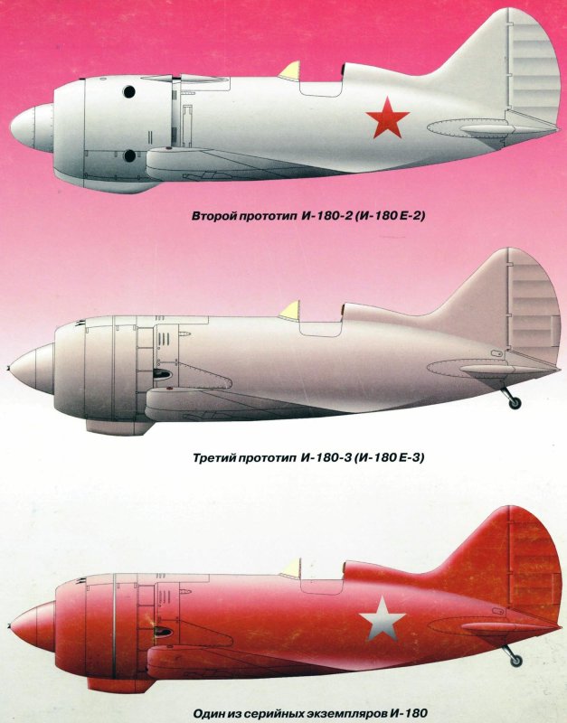 И-180 истребитель самолёты Поликарпова