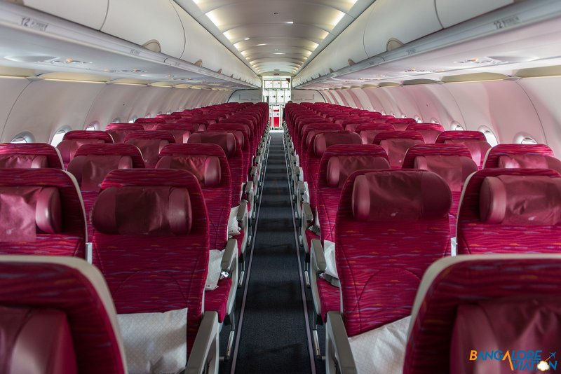 Airbus a320 Qatar Airways салон