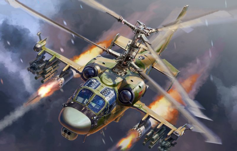 Вертолет ка-52 "Аллигатор"