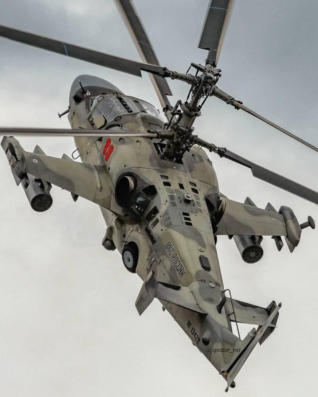 Вертолёт к-52 Аллигатор