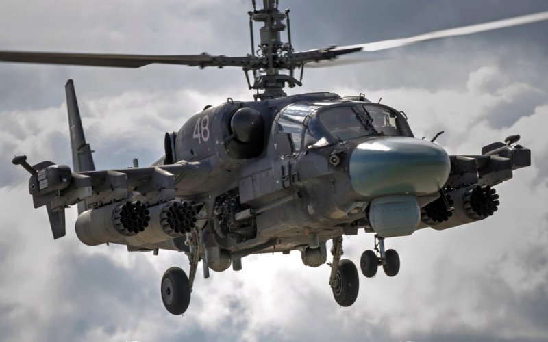 Ка-52 Аллигатор в бою