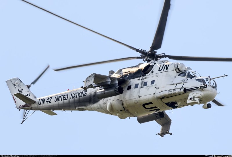 Ми-24 вертолёт ООН