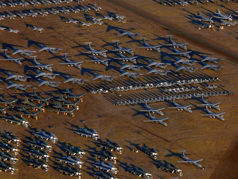 Boneyard b-52 в Аризоне
