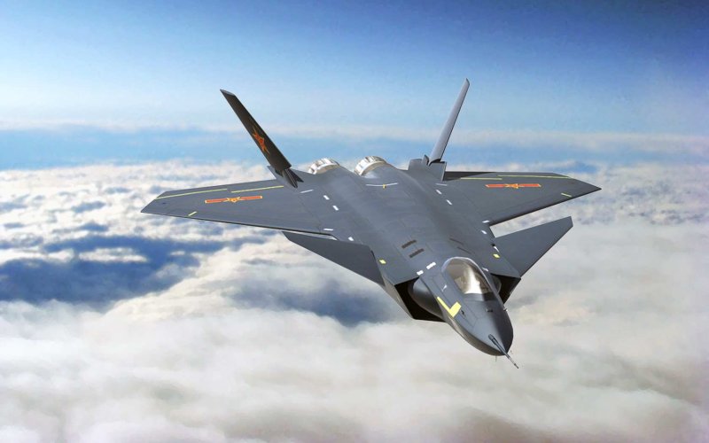 Китайский истребитель пятого поколения Chengdu j-20