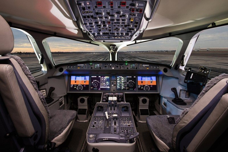 Airbus a220 кабина