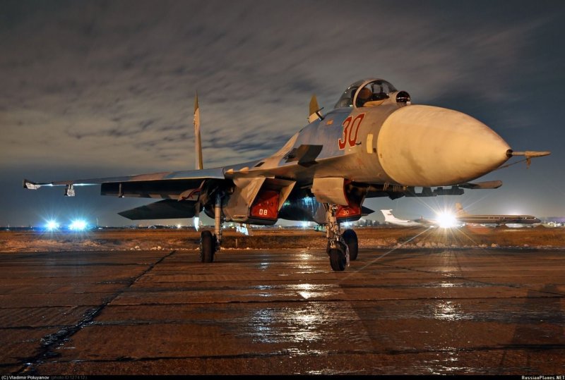 Су 27 ночью
