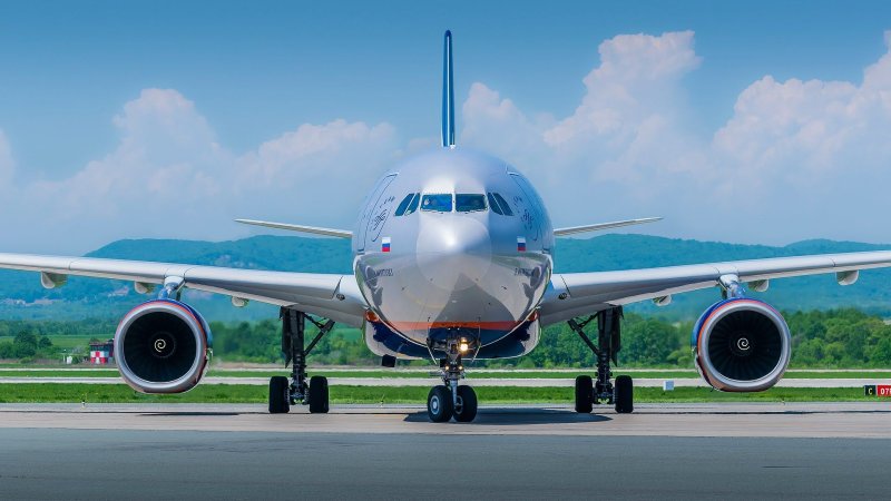 Airbus a330 взлет