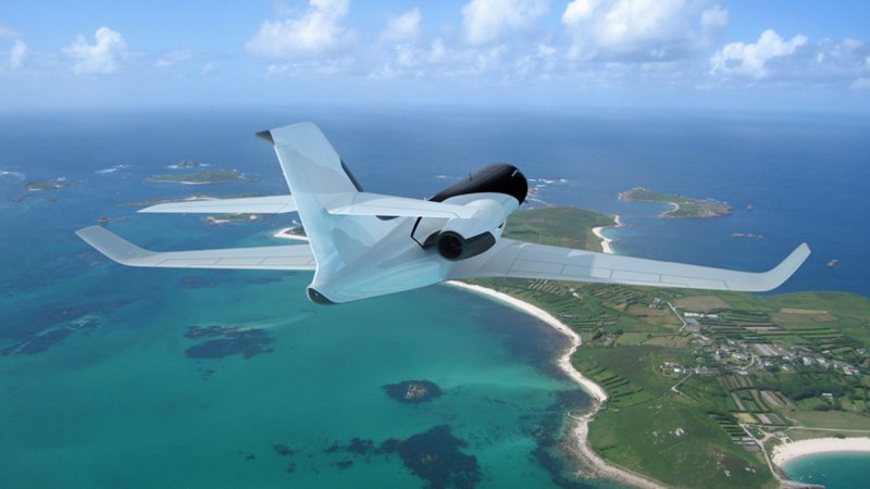 Французский прозрачный самолет Ixion windowless Jet