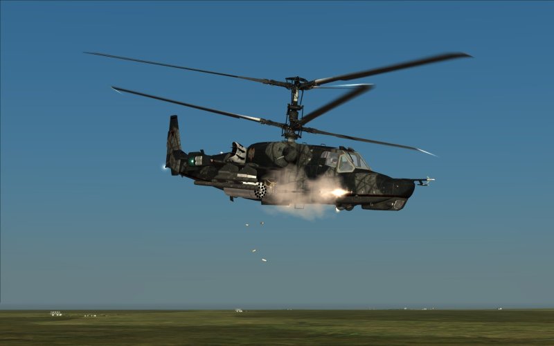 Ударный вертолет ка-50 черная акула