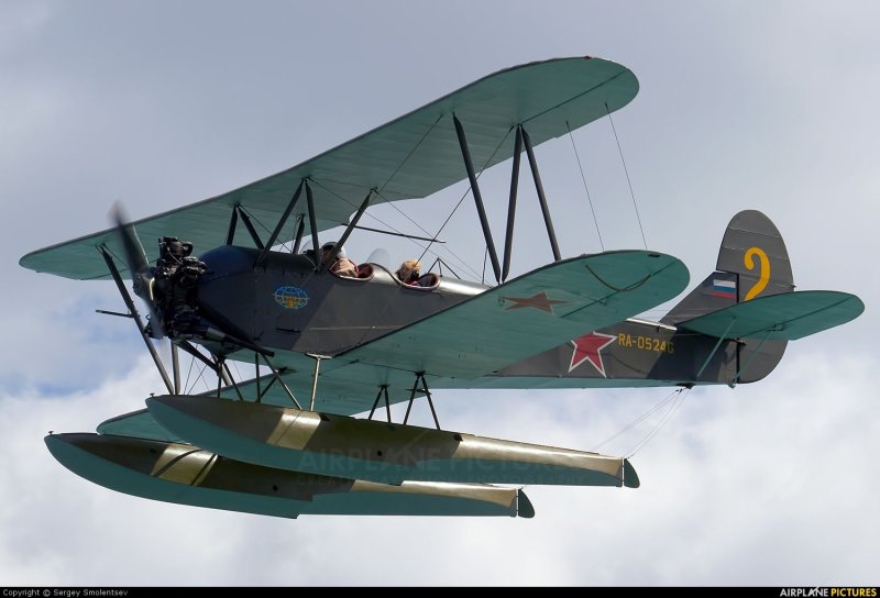 У-2 биплан кабина