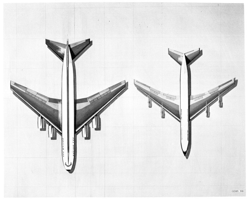 Ил 86 и Боинг 747