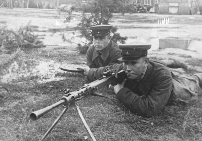 Пулеметчик РККА 1941