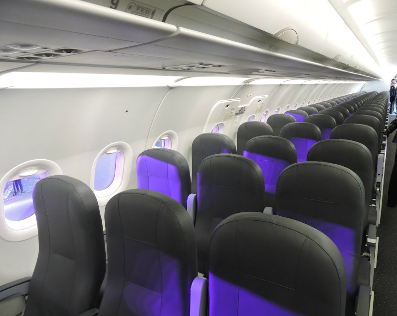 Аэробус а 320 внутри самолета