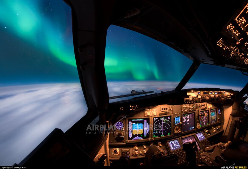 Боинг 737 из кабины