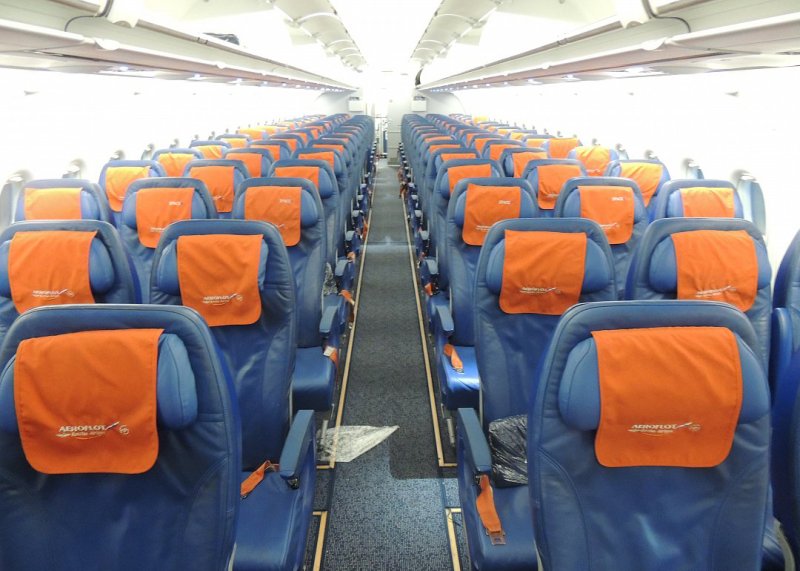 Аэробус а319 Аэрофлот салон