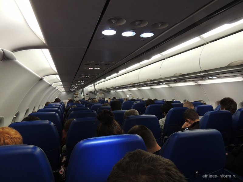 Airbus a319 салон