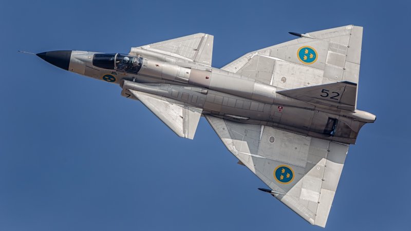 Сааб-37 Вигген истребитель
