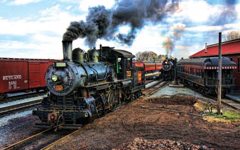 Парового Локомотива “Steam Wagon”